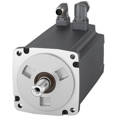 Elektromotor mit rechteckigem Gehäuse und zwei Kabelanschlüssen oben, geeignet für industrielle Anwendungen.