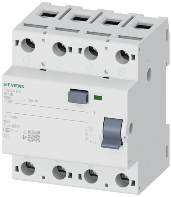 Siemens 5SV33456 5SV3345-6 Fehlerstrom-Schutzschalter A 0.03 A
