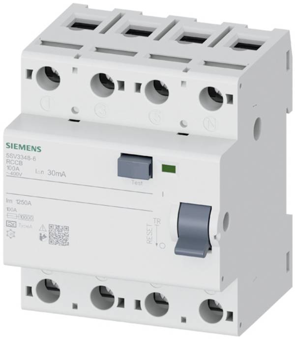 Siemens 5SV33486 5SV3348-6 Fehlerstrom-Schutzschalter  A     0.03 A