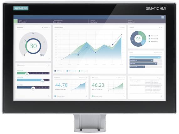 Siemens 6AV2128-3QB27-1BX0 6AV21283QB271BX0 SPS-Bedienpanel