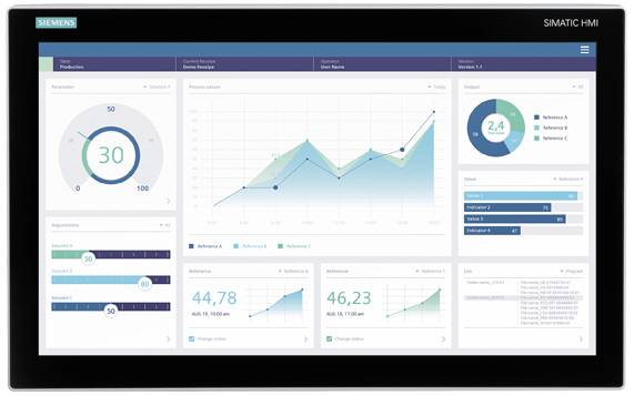 Thumbnail - Siemens 6AV2128-3XB27-0BX0 6AV21283XB270BX0 SPS-Bedienpanel