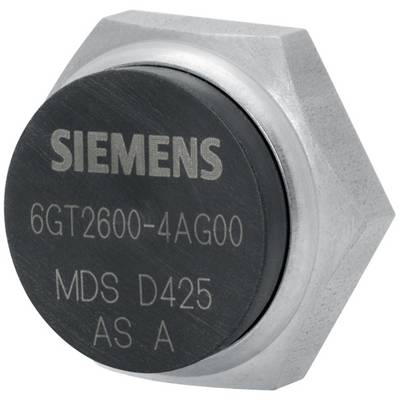 'Siemens Transponder MDS D425, Modell 6GT2600-4AG00, mit sechseckigem Metallgehäuse.'
