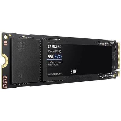 Samsung SSD 990 EVO, 2TB, PCIe 4.0 x4, NVMe M.2 Format, schwarz.
