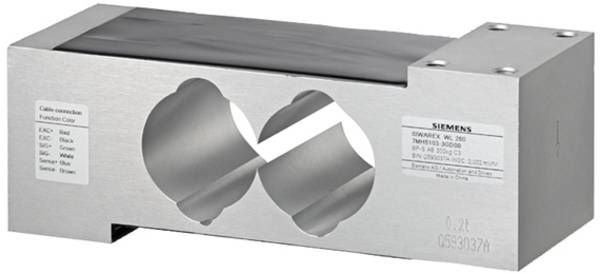 Siemens 7MH51032SD00 7MH5103-2SD00 Siwarex WL 260 Waegezelle SP-S AB 75kg C3 - Nennlast 75kg - Genauigkeitsklasse C3 - nicht eichfähig - 3m Anschlusskabel, 6 Leiter - Werkstoff Alumi...