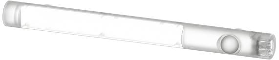 Ein langer, transparenter Stab mit einem Schalter und einer kleinen Lampe an den Enden. Kann als Taschenlampe oder Lichtquelle dienen.
