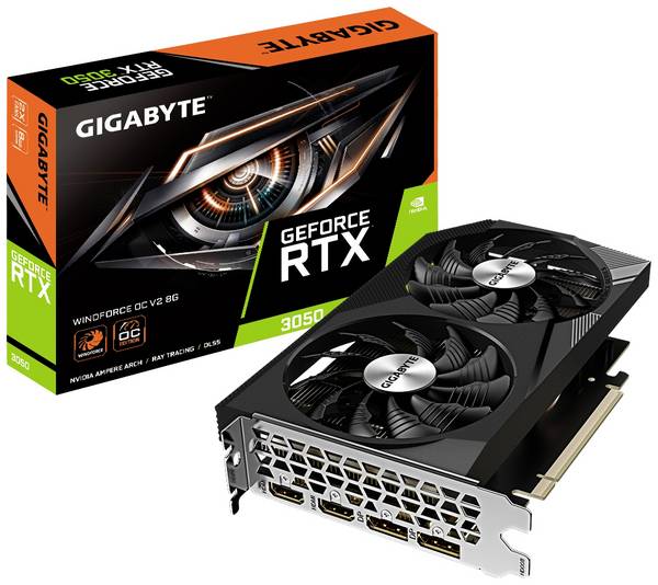 Gigabyte GeForce RTX 3050 WINDFORCE OC V2 - Grafikkarte