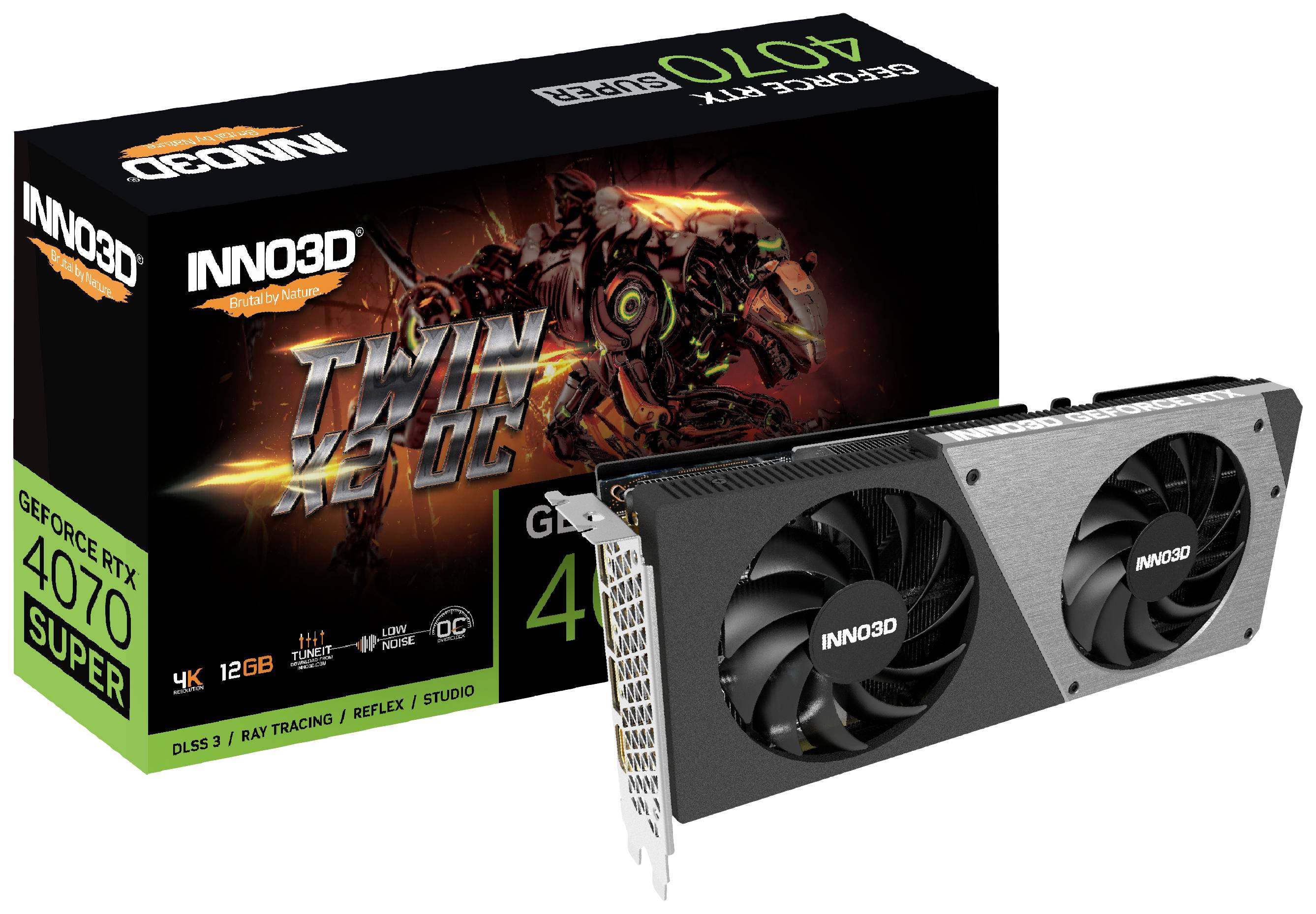 INNO3D GeForce RTX 4070 SUPER Twin X2 OC 12GB