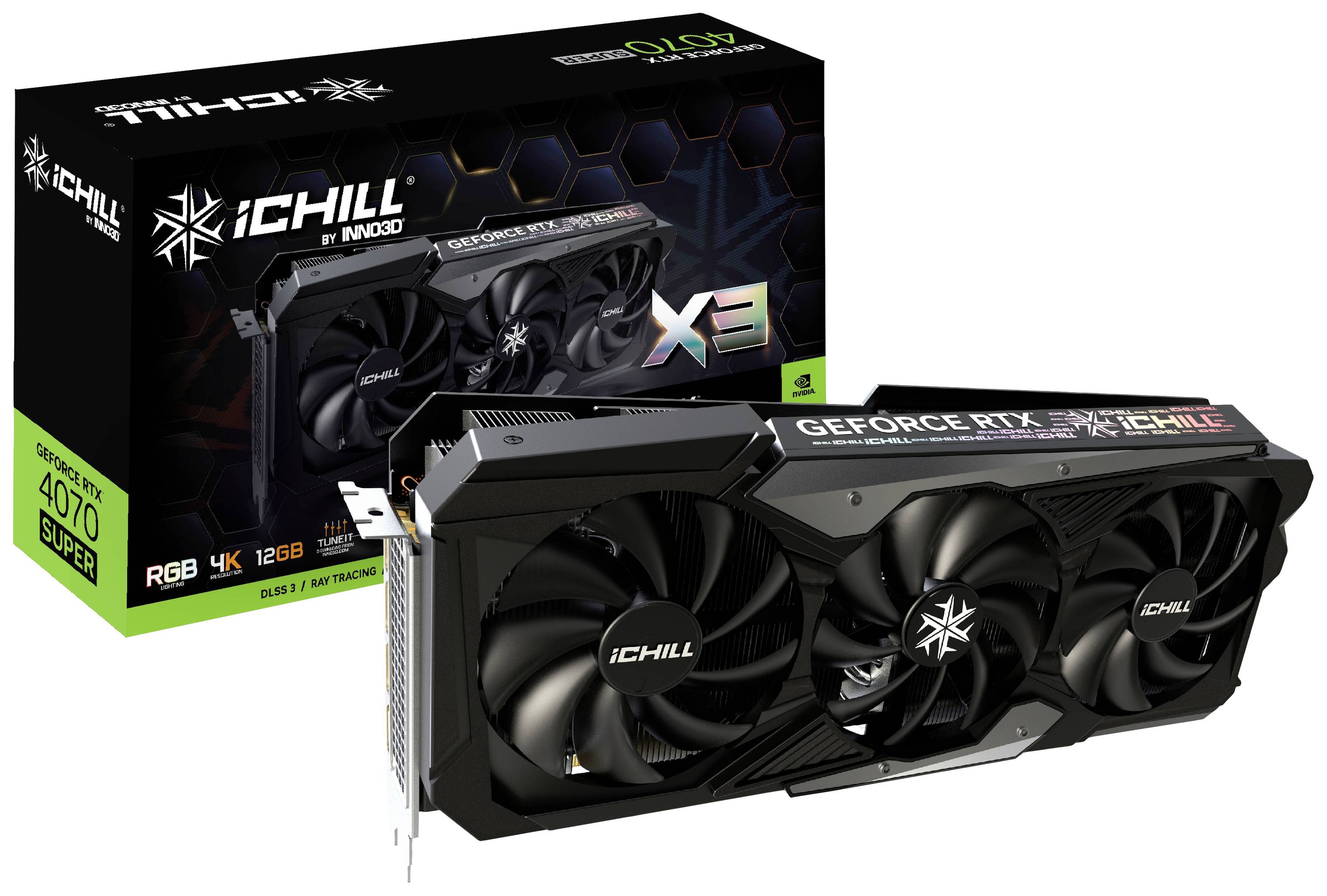 INNO3D GeForce RTX 4070 SUPER iChill X3 12GB