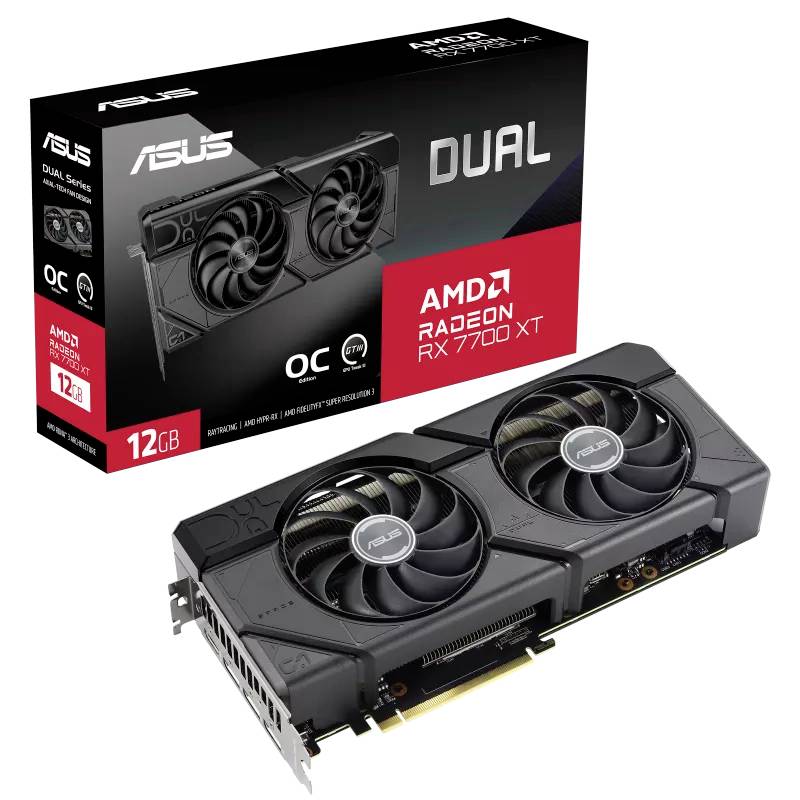 ASUS Dual Radeon RX 7700 XT 12GB - OC Edition-12