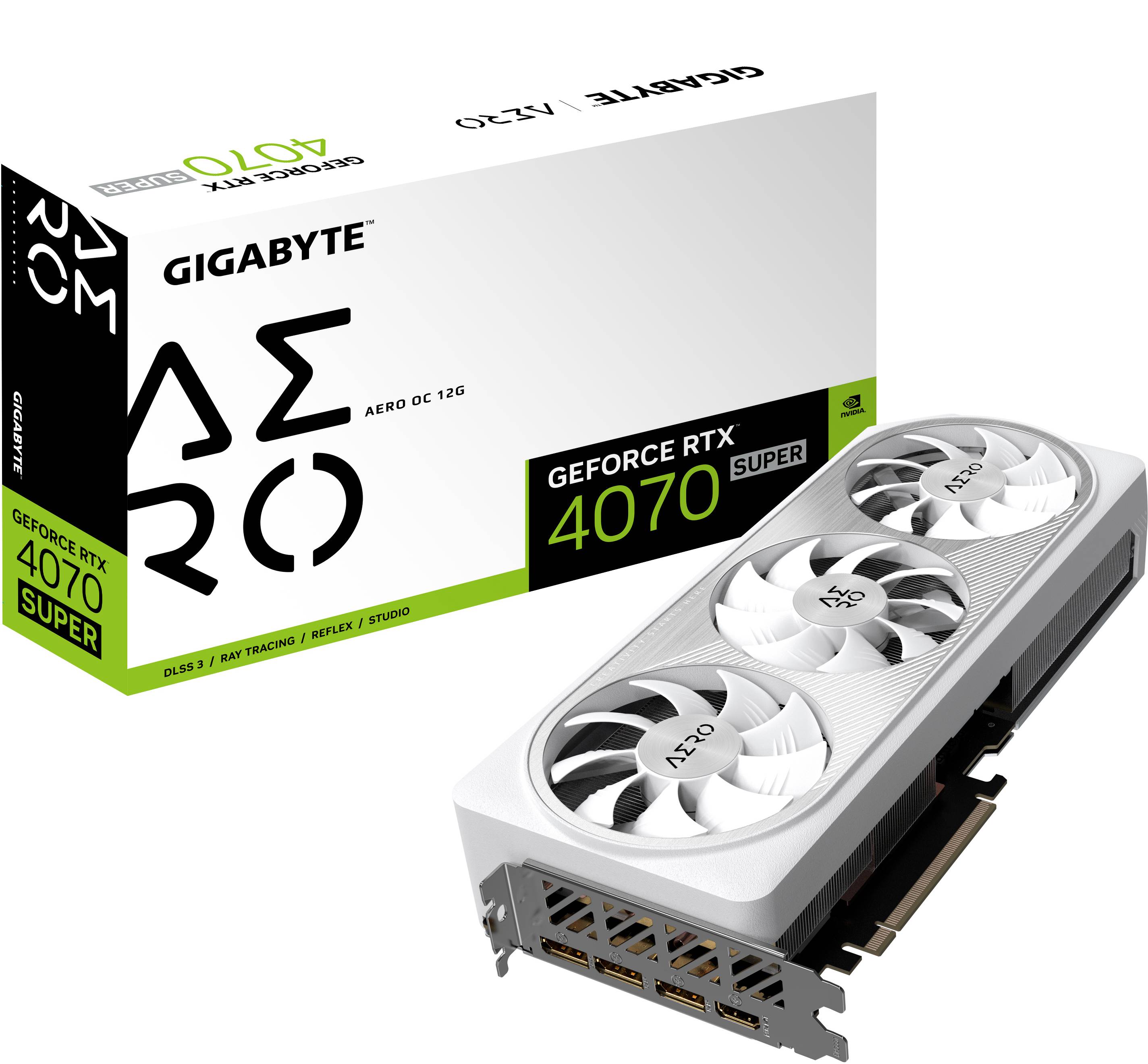 GIGABYTE GeForce RTX 4070 SUPER AERO OC 12GB