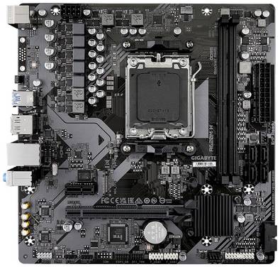 Gigabyte A620M H Mainboard Sockel (PC) AMD® AM5 Formfaktor (Details) Micro-ATX Mainboard-Chipsatz AMD® A620