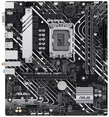 Asus PRIME H610M-A WIFI Mainboard Sockel (PC) Intel® LGA 1700 Formfaktor (Details) Micro-ATX Mainboard-Chipsatz Intel® H610