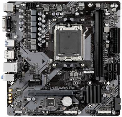 Gigabyte B650M S2H - 1.0 Mainboard Sockel (PC) AMD® AM5 Formfaktor (Details) Micro-ATX Mainboard-Chipsatz AMD® B650
