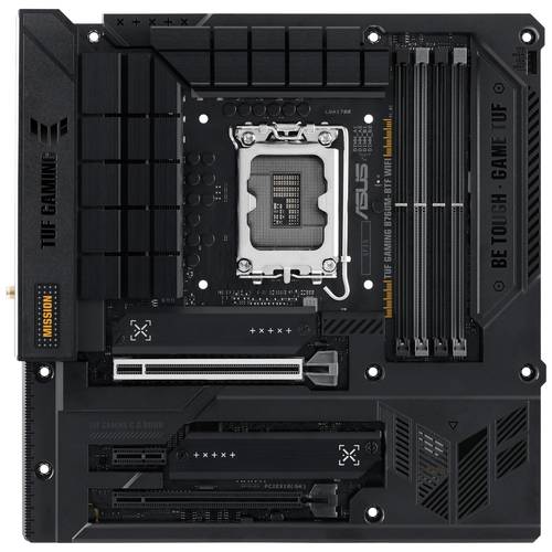 Thumbnail - Asus TUF GAMING B760M-BTF WIFI Mainboard Sockel (PC) Intel® LGA 1700 Formfaktor (Details) Micro-ATX Mainboard-Chipsatz I...