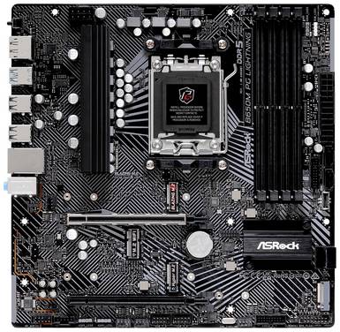 ASRock B650M PG Lightning Mainboard Sockel (PC) AMD® AM5 Formfaktor (Details) Micro-ATX Mainboard-Chipsatz AMD® B650