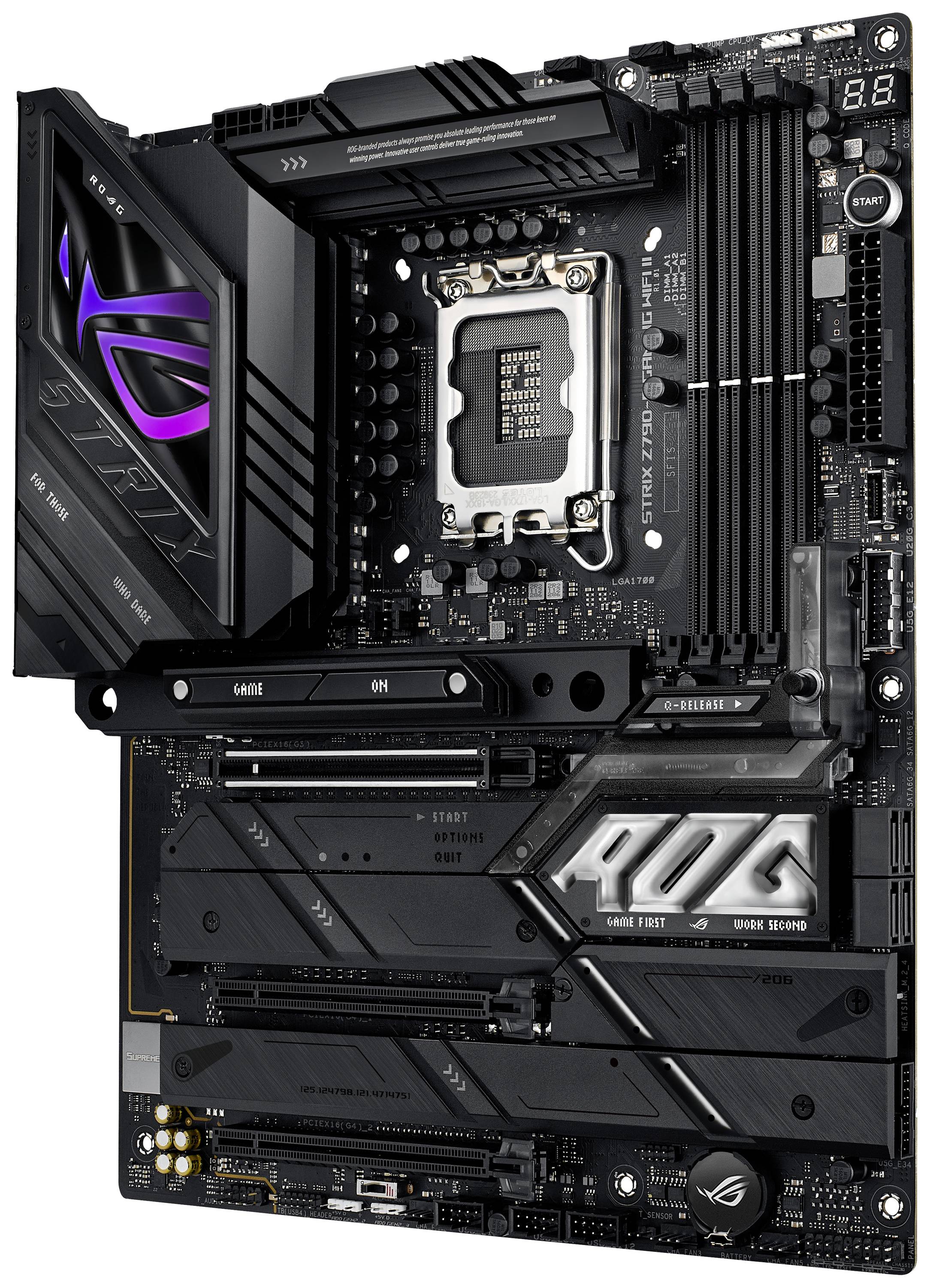 ASUS ROG STRIX Z790-E GAMING WIFI II - Motherboard - ATX - LGA1700-Sockel - Z790 Chipsatz - USB 3.2 Gen 1, USB 3.2 Gen 2-2