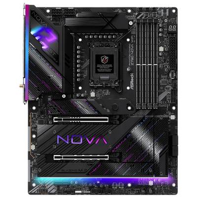 ASRock Phantom Gaming Z790 Nova WiFi Mainboard Sockel (PC) Intel® LGA 1700 Formfaktor (Details) ATX Mainboard-Chipsatz I