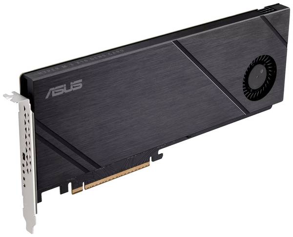 Asus Hyper M.2 x16 Gen5 Card  M.2 Controller PCIe x16 Passend für (SSD): 2242, 2260, 2280 Aktive Kühlung