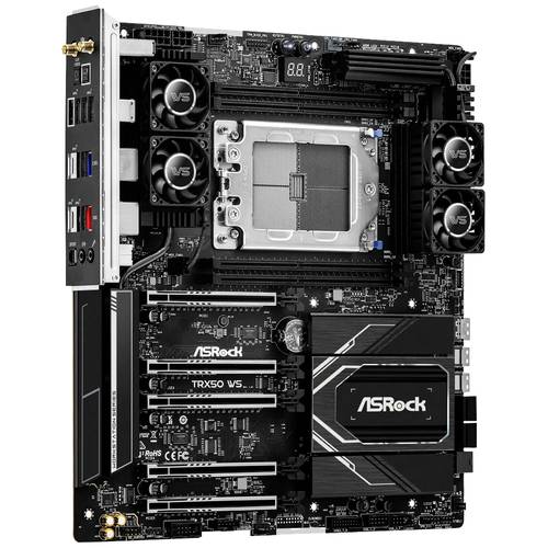 ASRock TRX50 WS Mainboard Sockel (PC) AMD® sTR5 Formfaktor (Details) E-ATX Mainboard-Chipsatz AMD® TRX50