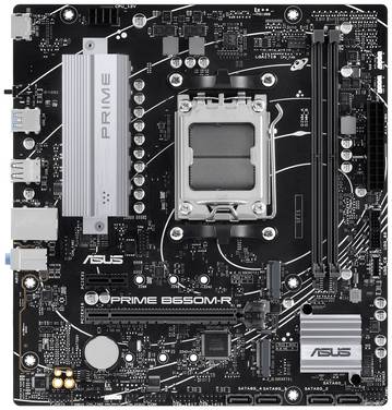Asus PRIME B650M-R Mainboard Sockel (PC) AMD® AM5 Formfaktor (Details) Micro-ATX Mainboard-Chipsatz AMD® B650