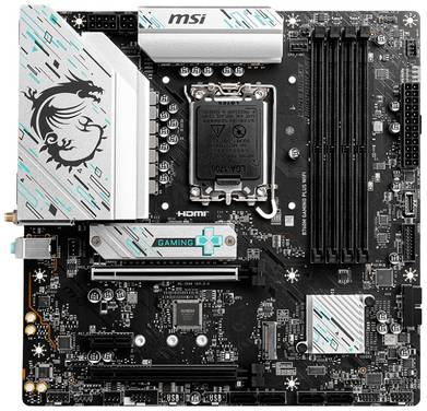 MSI B760M Gaming Plus Wifi Mainboard Sockel (PC) Intel® LGA 1700 Formfaktor (Details) Micro-ATX Mainboard-Chipsatz Intel® B760