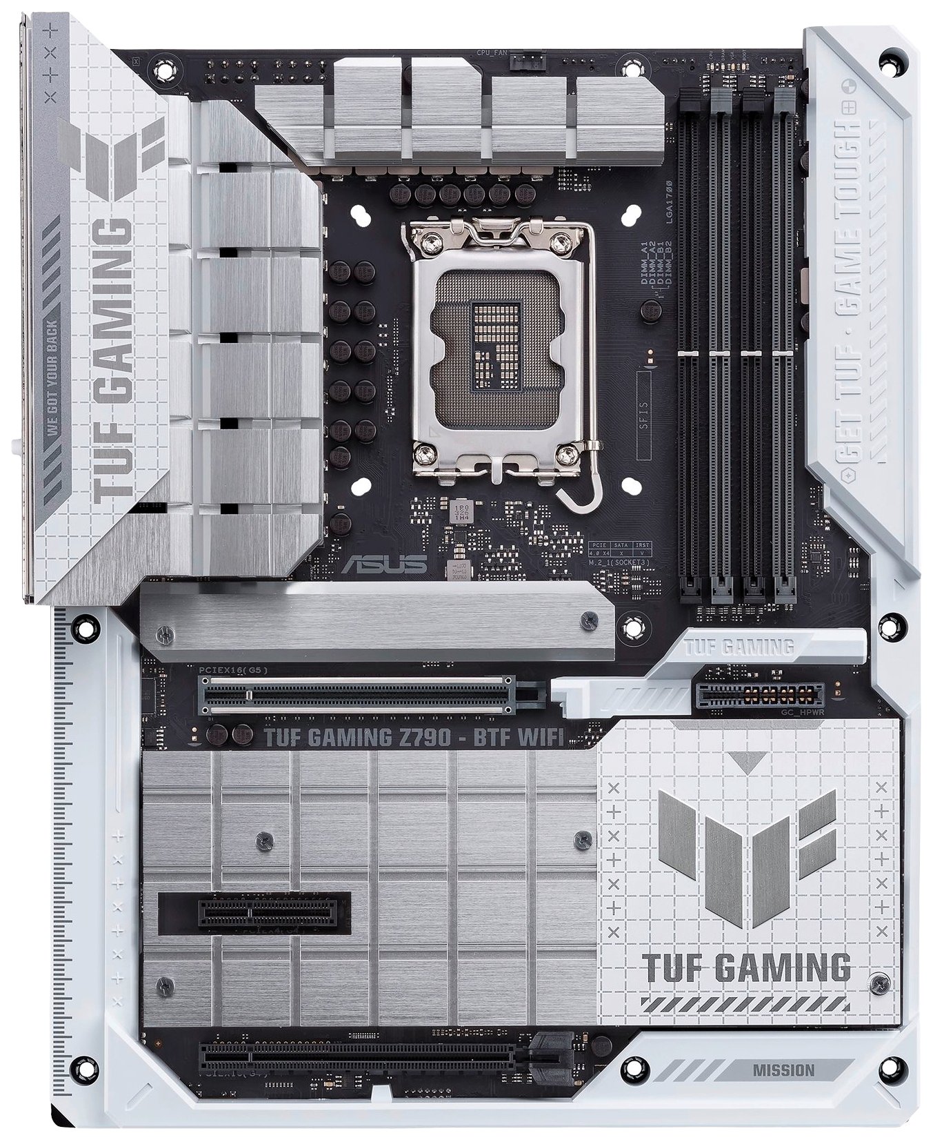 Asus TUF GAMING Z790-BTF WIFI Moederbord Socket Intel 1700 Vormfactor ATX Moederbord chipset Intel® Z790