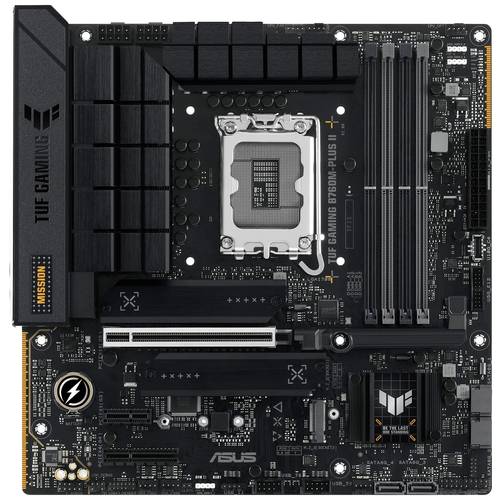 Thumbnail - Asus TUF GAMING B760M-PLUS II Mainboard Sockel (PC) Intel® LGA 1700 Formfaktor (Details) Micro-ATX Mainboard-Chipsatz In...