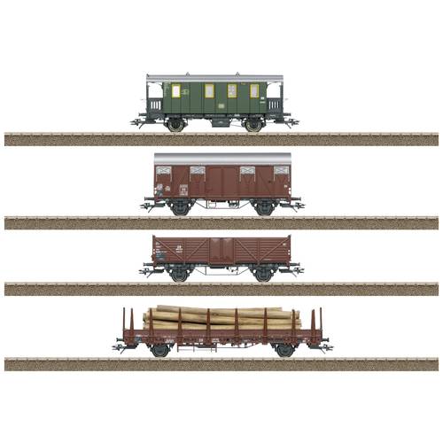 TRIX H0 24140 H0 4er-Set Güterwagen der DB
