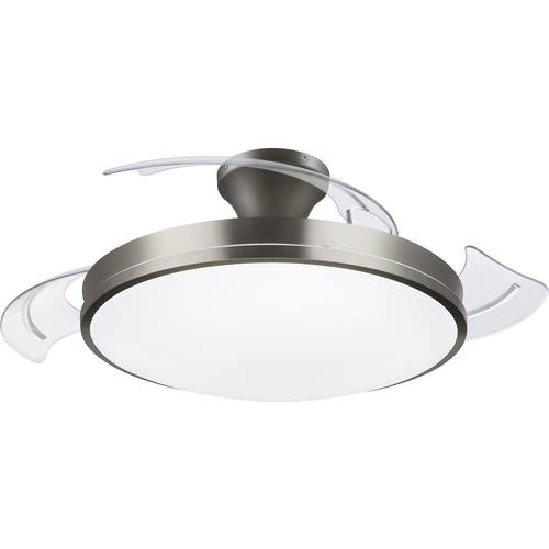 Thumbnail - Philips LED Atlas Deckenventilator 28 W, 35 W (Ø x H) 490 mm x 418 mm Nickel mit Beleuchtung, Timer