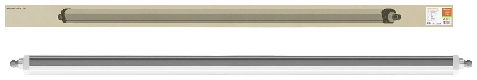 LEDVANCE 4058075210103 LED-Feuchtraumleuchte LED LED fest eingebaut 55 W Kaltweiß Grau-2