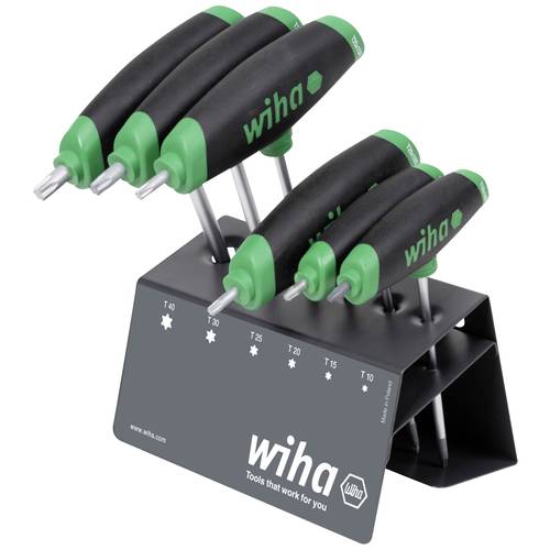Wiha TORX Torx-Schraubendreher T 10, T 15, T 20, T 25, T 30, T 40 7teilig