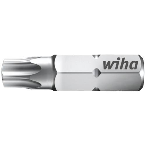 Wiha Torx-Bit TX 27x25mm Form C 6,3 1/4 plus6 01720 Torx-Bit T 27 Chrom-Vanadium Stahl gehärtet C 6.3 1 St.