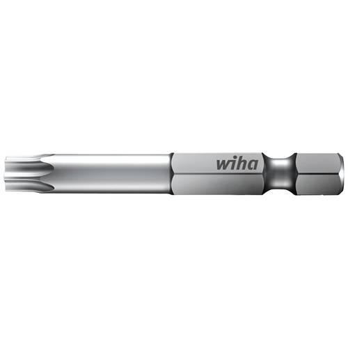 Thumbnail - Wiha Torx-Bit TX 27x50mm Form E 6,3 1/4 plus6 33920 Torx-Bit T 27 Chrom-Vanadium Stahl gehärtet E 6.3 1 St.