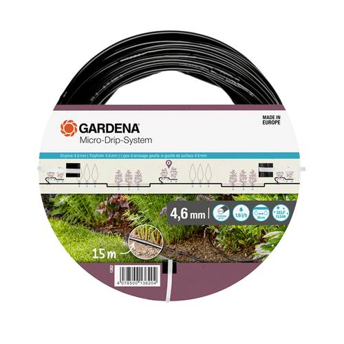 GARDENA Micro-Drip System Tropfrohr 4,6 mm (3/16) Schlauchlänge: 15 m 01362-20