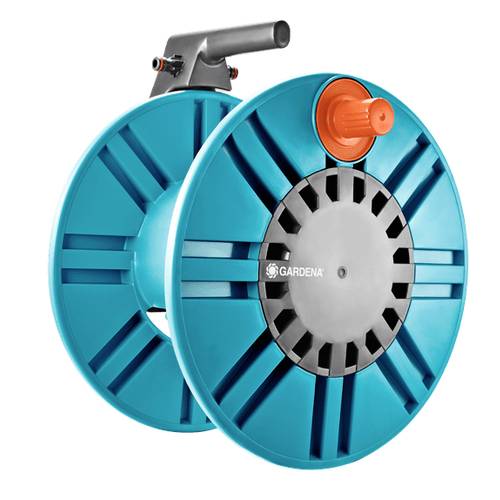 GARDENA 02650-20 Classic Wand-Schlauchtrommel 60 Wandschlauchhalter 1 St. Türkis, Schwarz, Orange