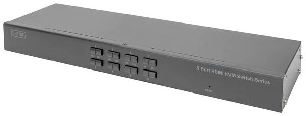 Digitus DS-12910 8 Port KVM-Umschalter HDMI  3840 x 2160 Pixel