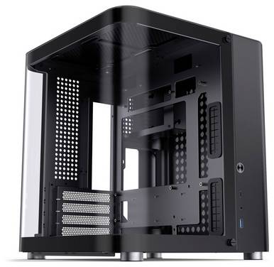 Jonsbo TK-1 2.0 Tempered Glass Micro-Tower PC-Gehäuse Schwarz