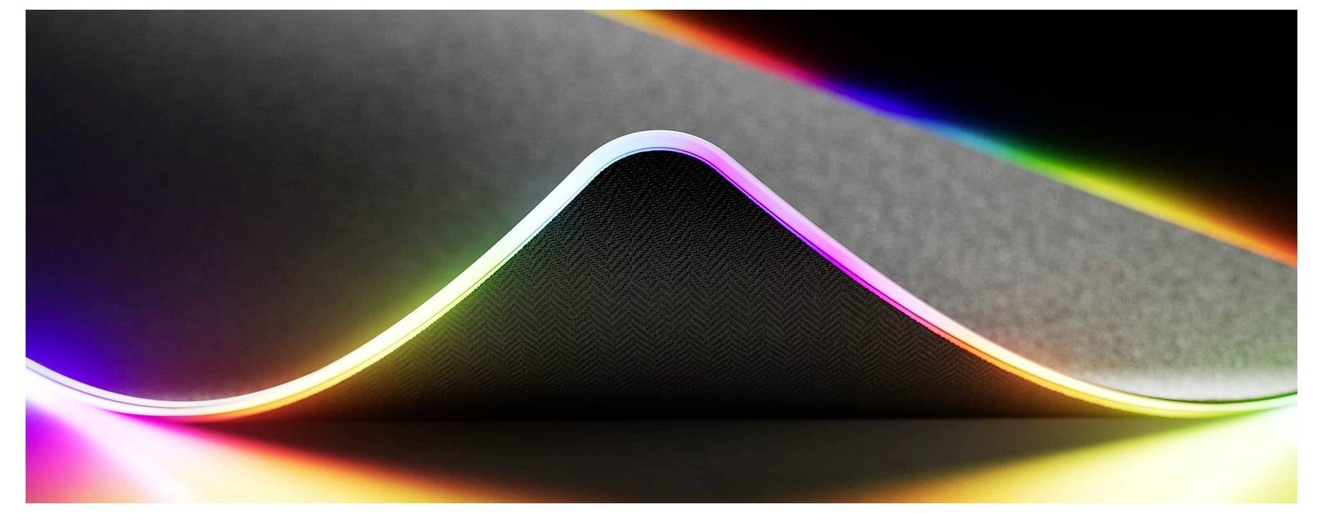 HYTE Hyte CNVS Intense Play Mat qRGB Gaming Mauspad - schwarz Gaming-Mauspad Schwarz-6