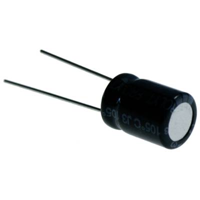 Frolyt E-KM3057 Elektrolyt-Kondensator radial bedrahtet  5 mm 100 µF 25 V  (Ø x L) 8.7 mm x 12.7 mm 1 St. 