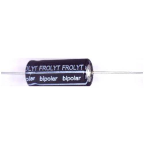 Frolyt K-AGU337 Bipolarer Kondensator axial bedrahtet 0.47 µF 100 V 20 % (Ø x L) 8.5 mm x 16 mm 1 St.