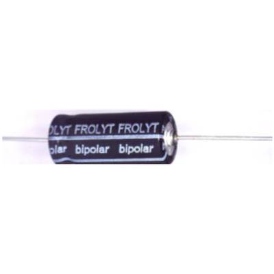 Frolyt K-AGU337 Bipolarer Kondensator axial bedrahtet   0.47 µF 100 V 20 % (Ø x L) 8.5 mm x 16 mm 1 St. 