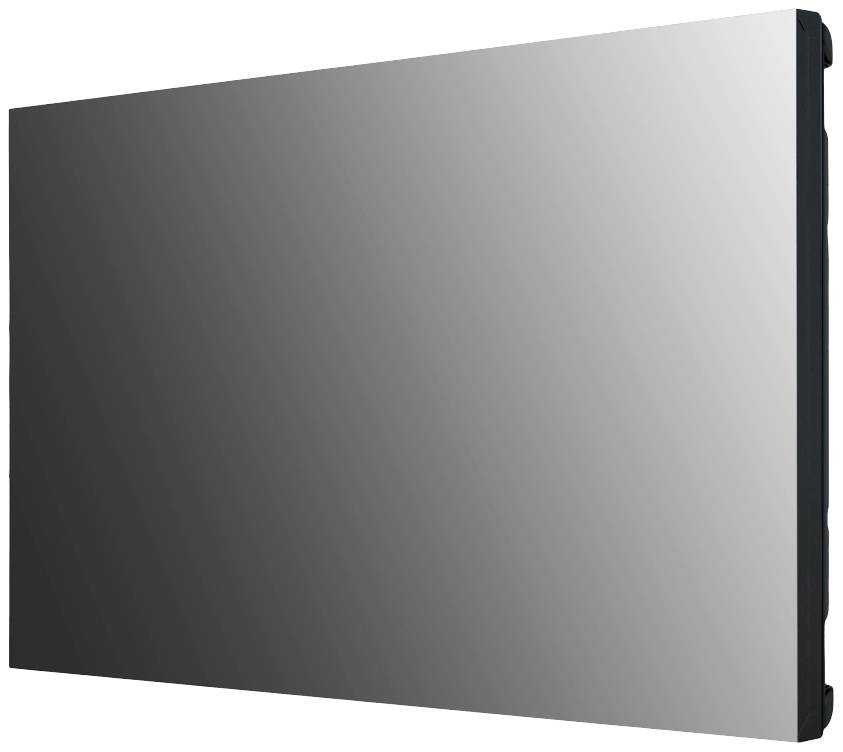 Ein rechteckiges, glänzendes Objekt mit einer glatten Oberfläche, ähnlich einem spiegelnden Bildschirm oder Platte.