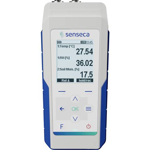 Senseca 486136 PRO D05.2 Multi-Datenlogger Messgröße Temperatur, Luftfeuchtigkeit, Luftdurchsatz, Druck, Beleuchtungsstä...