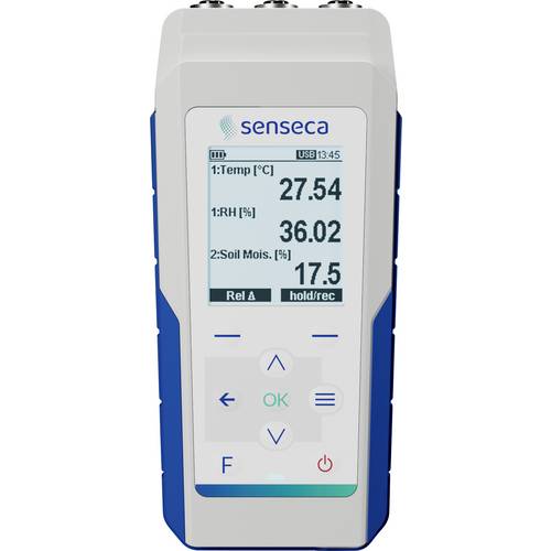 Senseca 486137 PRO D05.3 Multi-Datenlogger Messgröße Temperatur, Luftfeuchtigkeit, Luftdurchsatz, Druck, Beleuchtungsstä...