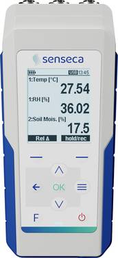 Senseca 486137 PRO D05.3 Multi-Datenlogger  Messgröße Temperatur, Luftfeuchtigkeit, Luftdurchsatz, Druck, Beleuchtungsstärke, CO2, VOC, Windgeschwindigkeit