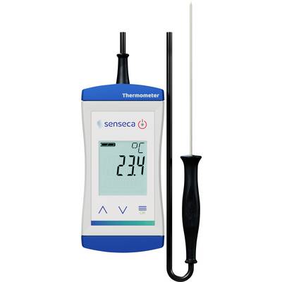Digitales Thermometer von Senseca, das die Temperatur von '23,4 °C' mit einer angeschlossenen Sonde anzeigt.