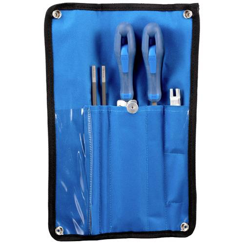 PFERD TOOLS 11099155 Kettensägenschärf-Set 5,5 mm 5/32 für Kettenteilung 3/8, 404 in Rolltasche 1 Set