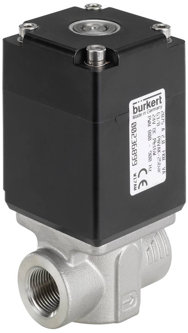 Bürkert Proportional-Druckregelventil 239093 2875 G 1/2 Nennweite (Details) 8 mm Gehäusematerial Edelstahl Dichtungsmaterial FKM 1 St.