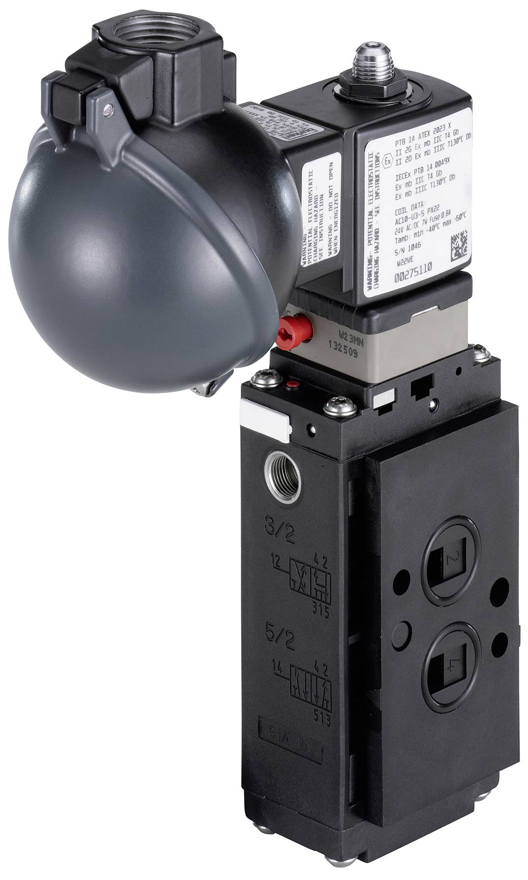 Bürkert Pneumatikventil 6519 350493 10 bar (max) 1 St.