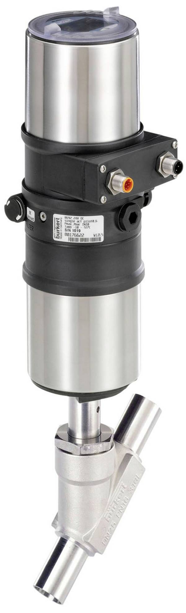 Bürkert Druckregelventil 332793 8802 24 V/DC Gehäusematerial Edelstahl Dichtungsmaterial Edelstahl 1 St.